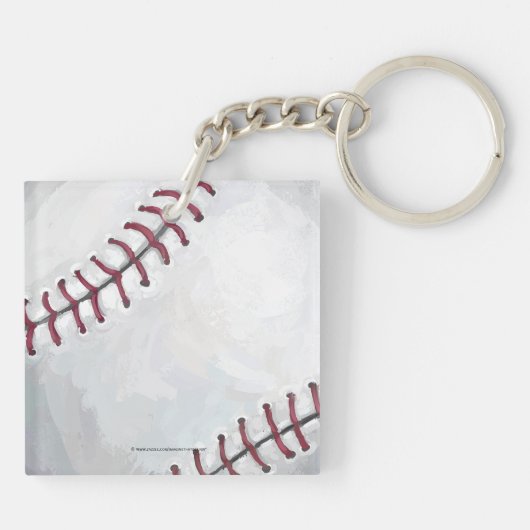 Baseball Coach Sleutelhanger (Achterkant)