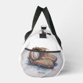 Baseball coach speler helm naam of eigen tekst plunjezak (Rechts)