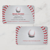 Baseball Coach | Sport Visitekaartje (Voorkant / Achterkant)