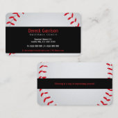 Baseball Coach | Sport Visitekaartje (Voorkant / Achterkant)