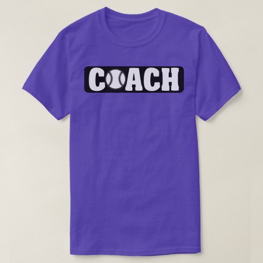 Baseball Coach T-shirt (Design voorkant)
