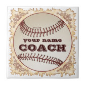 Baseball Coach Tegeltje (Voorkant)
