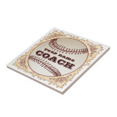 Baseball Coach Tegeltje (Zijkant)