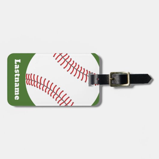 Baseball Coach - Vette moderne tekening Bagagelabel (Voorkant horizontaal)