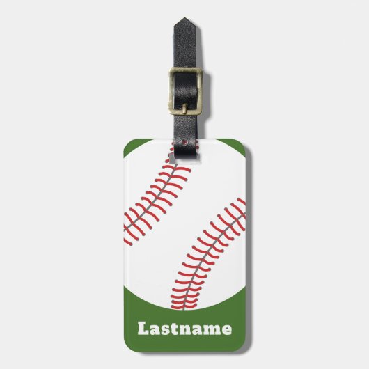 Baseball Coach - Vette moderne tekening Bagagelabel (Voorkant verticaal)