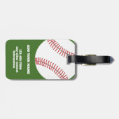 Baseball Coach - Vette moderne tekening Bagagelabel (Achterkant horizontaal)