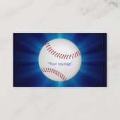 Baseball Coach Visitekaartje (Achterkant)