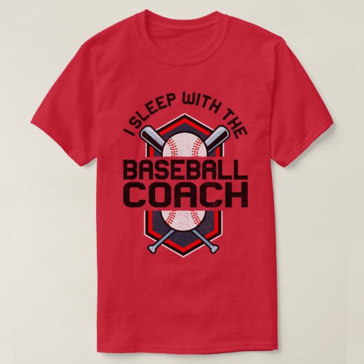 Baseball Coach Wife Professional Mam Instructor T-shirt (Design voorkant)