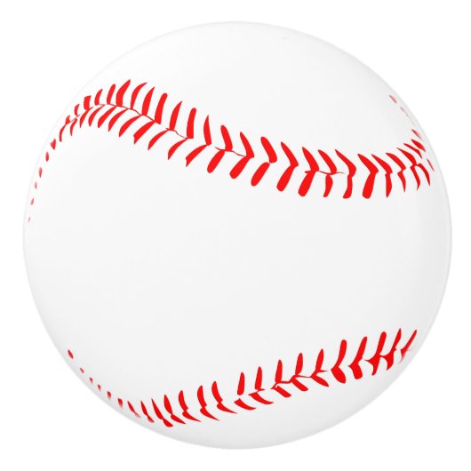 Baseball Coach's Kantoor, veldhuis of Kinderen Roo Keramische Knop (Voorkant)