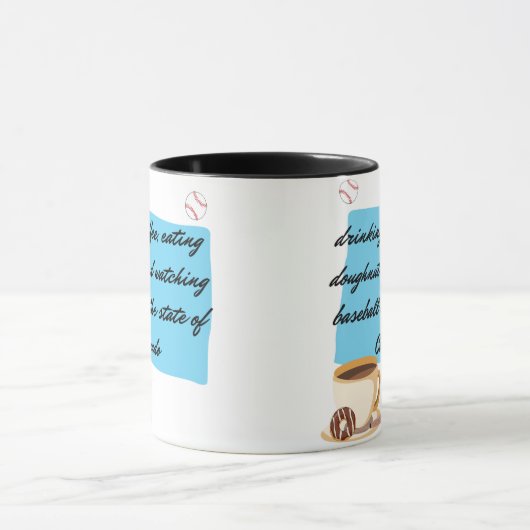 Baseball, coffee and donuts in Colorado Mok (Midden)