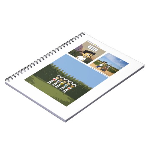 Baseball Coffee Notitieboek (Linkerzijde)