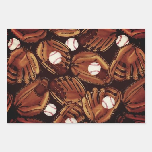 Baseball-Collectie Inpakpapier Vel (Voorkant)