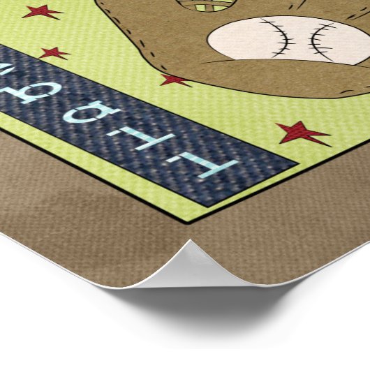 Baseball (Collectie van porty) Poster (Hoek)