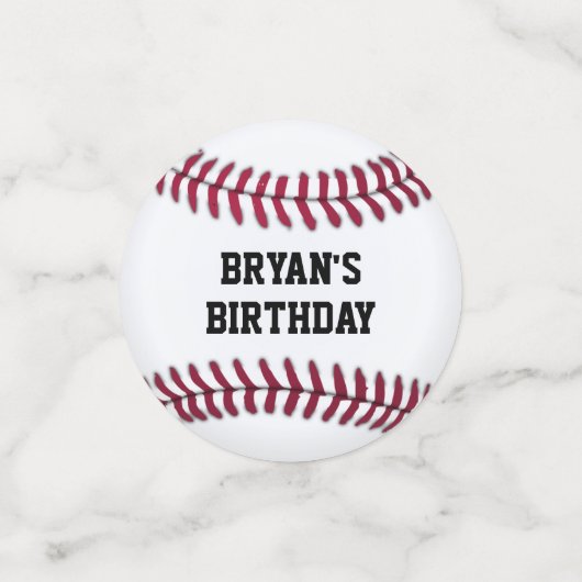 Baseball Confetti (Kleine voorkant)