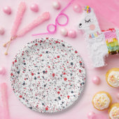 Baseball-Confetti, Transparant-PAPIER BORDEN Papieren Bordje (Feest)