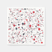 Baseball-Confetti, Transparent-PAPER PARTY-NAPKINS Servetten (Voorkant)