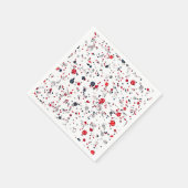 Baseball-Confetti, Transparent-PAPER PARTY-NAPKINS Servetten (Hoek)