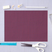 Baseball Coord. Gingham Tissue Wrap-Red-Blue Tissuepapier (Craft)
