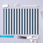 Baseball Coord Stripes Blue WRAP PAPER 17-WEEFSUE Tissuepapier (Craft)