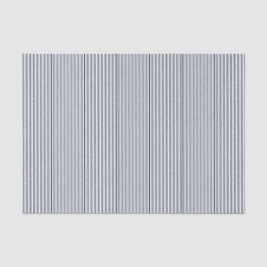 Baseball Coord Stripes Blue WRAP PAPER 19-WEEFSUE Tissuepapier (Voorkant)