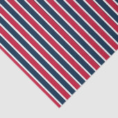 Baseball Coord Stripes RWB 01-WSSUE WRAPING PAPER Tissuepapier (Detail)