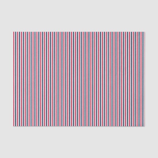 Baseball Coord Stripes RWB 07-WSSUE WRAPING PAPER Tissuepapier (Voorkant)