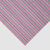 Baseball Coord Stripes RWB 07-WSSUE WRAPING PAPER Tissuepapier (Detail)