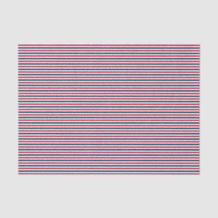 Baseball Coord Stripes RWB 09-WSSUE WRAPING PAPER Tissuepapier
