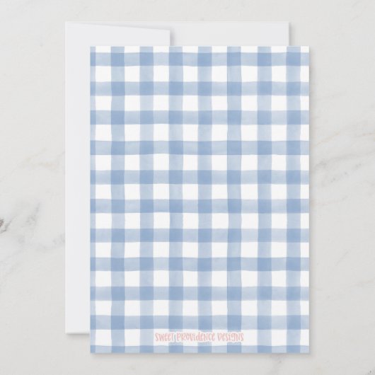 Baseball Coquette Baby shower Invitation Kaart (Achterkant)