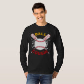 Baseball Cousin Ball Softball Fathers Day T-shirt (Voorkant volledig)