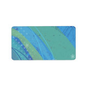 BASEBALL CRAZE Bar Bat Mitzvah Address Label (Voorkant)