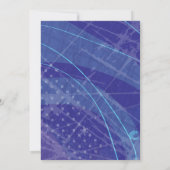 BASEBALL CRAZE Bar Bat Mitzvah Uitnodiging (Achterkant)