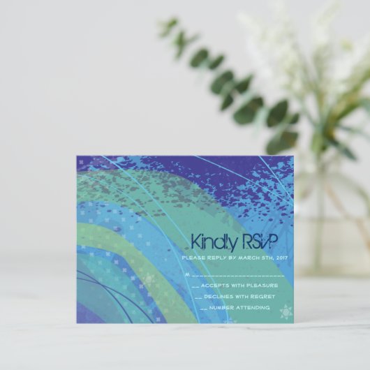 BASEBALL CRAZE Bat Mitzvah RSVP-kaart RSVP Kaartje (Staand voorkant)