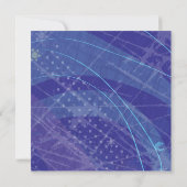 BASEBALL CRAZE Round Bar Bat Mitzvah Uitnodiging (Achterkant)