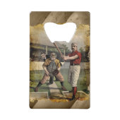 Baseball: Creditkaart Flessenopener (Voorkant)