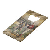 Baseball: Creditkaart Flessenopener (Achterkant Gekanteld)