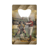 Baseball: Creditkaart Flessenopener (Achterkant)