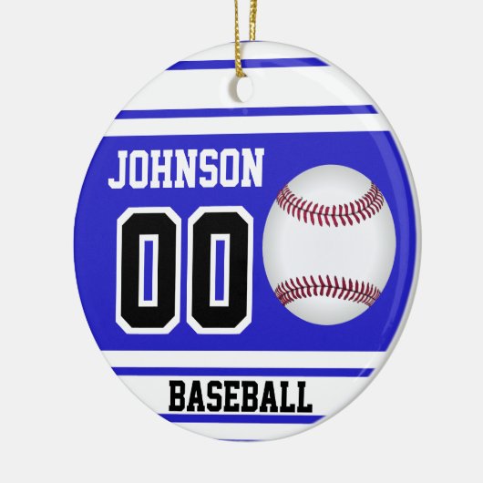 Baseball | Creëer uw eigen Keramisch Ornament (Links)