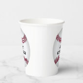 Baseball Custom Birthday Papieren Bekers (Rechts)