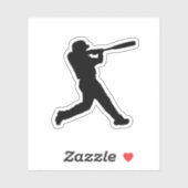  Baseball Custom-Cut Sticker (Vel)