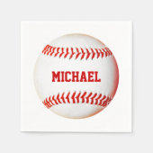Baseball Custom Napkins Servetten (Voorkant)