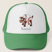 Baseball Cute Kinder Cartoon Bull Trucker Pet (Voorkant)