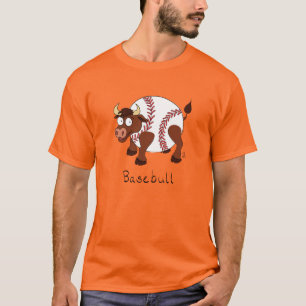 Baseball Cute Kinder Cartoon Sports T-shirt