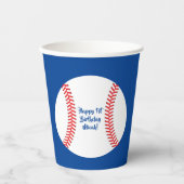 Baseball Cute Sports Kind Birthday Party Papieren Bekers (Voorkant)