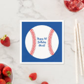 Baseball Cute Sports Kind Birthday Party Servet (Insitu)