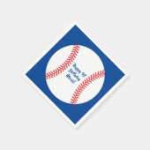 Baseball Cute Sports Kind Birthday Party Servet (Hoek)