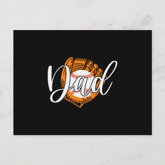 Baseball Dad Briefkaart (Voorkant)