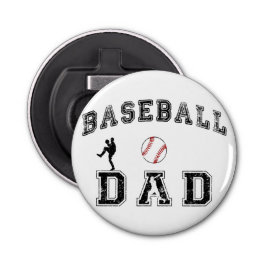 Baseball Dad Button Flesopener