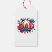 Baseball Dad Cadeaulabel (Voorkant)