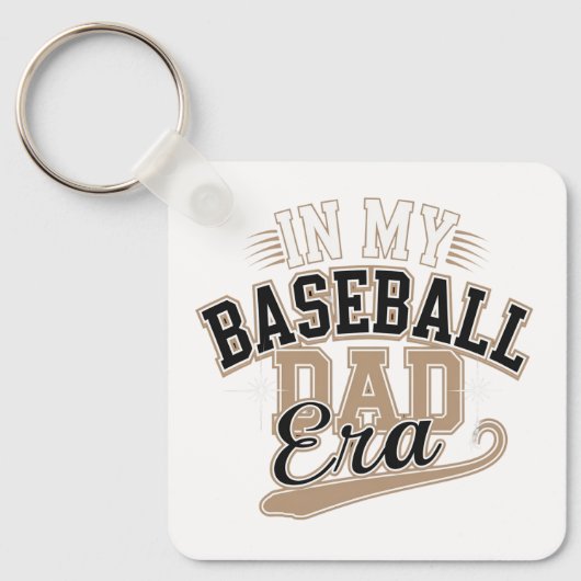 Baseball Dad Era Sleutelhanger (Voorkant)